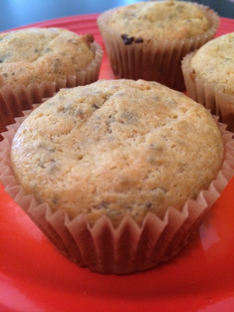 Chia Colate Chip Protein Muffins Radical Roots