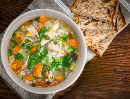 lemony chicken and cannellini bean soup
