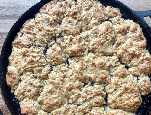 sourdough berry cobbler